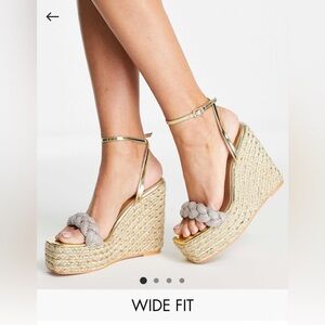 Simmi gold platform from Asos